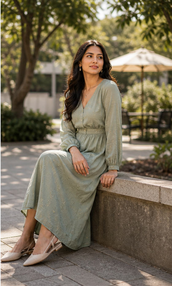 Outdoor seated angle reference for outdoor poses for photography female