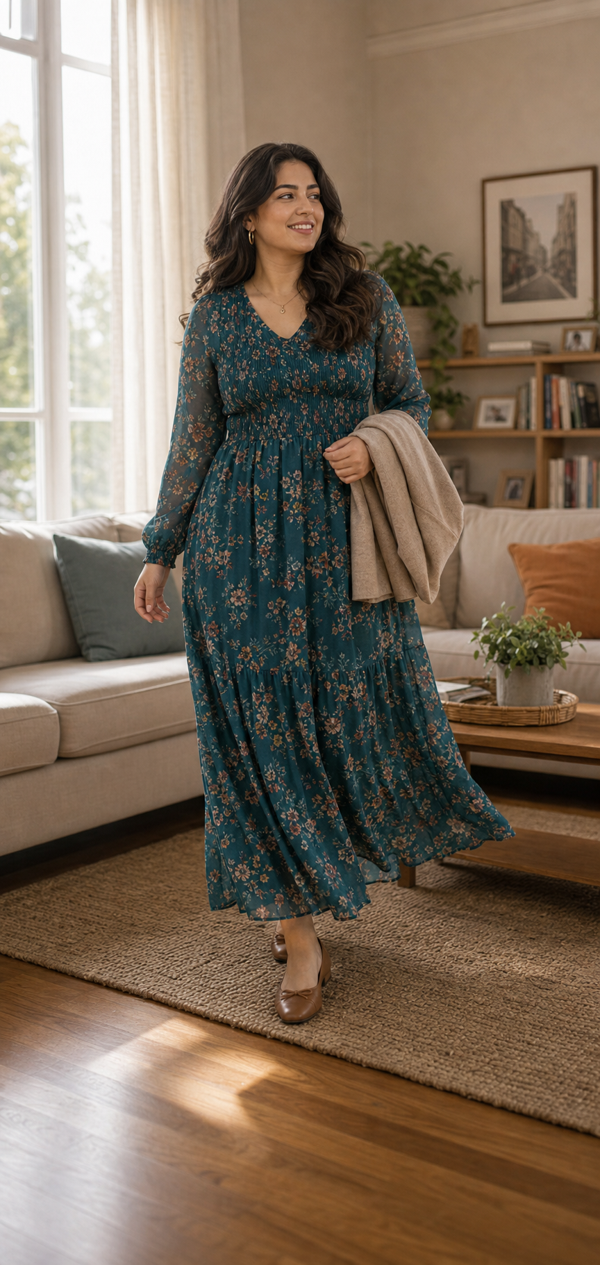 Photo Pose for Girls in Frock pose reference 3