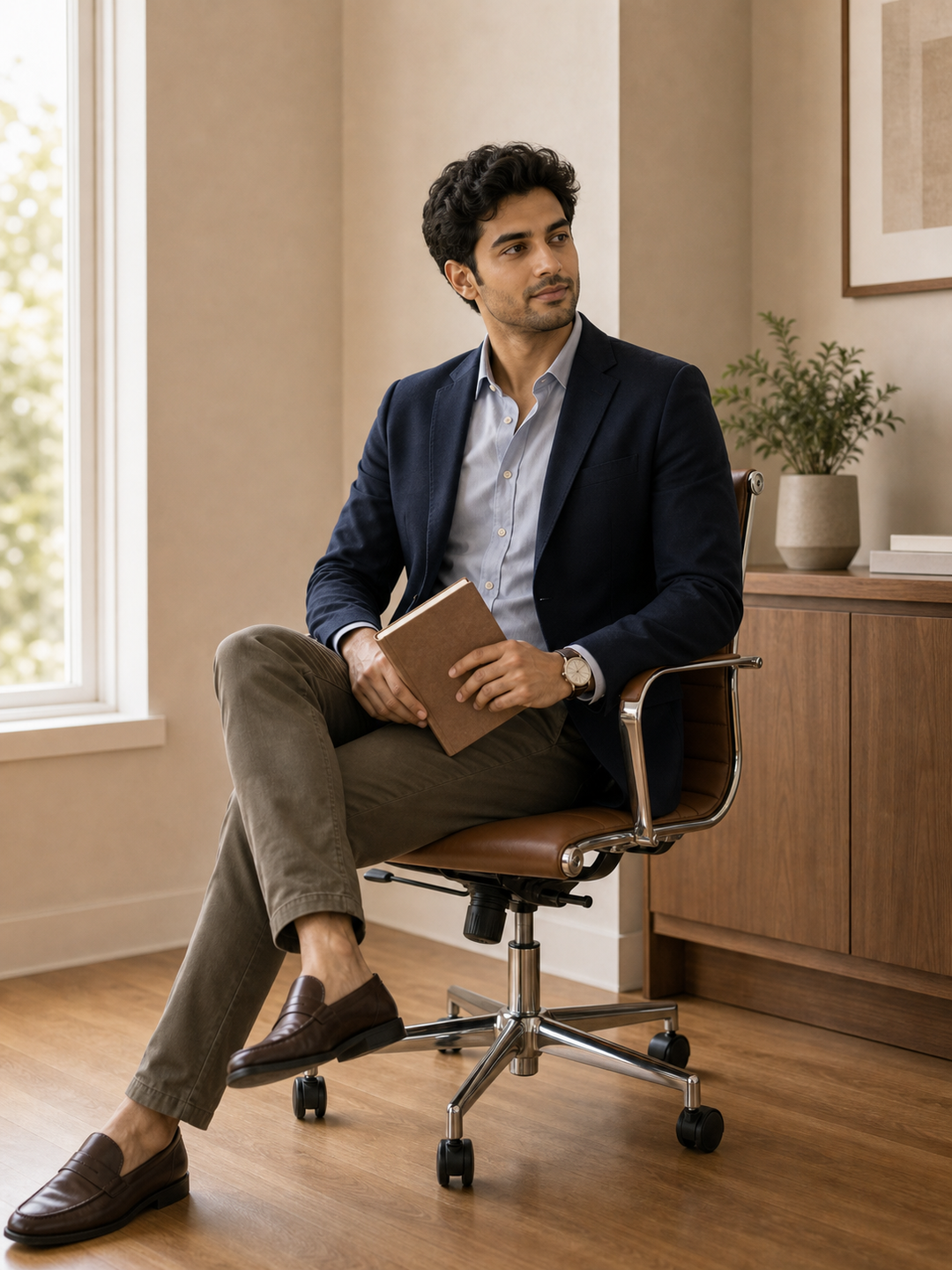 Photo Pose for Office seated office portrait pose reference