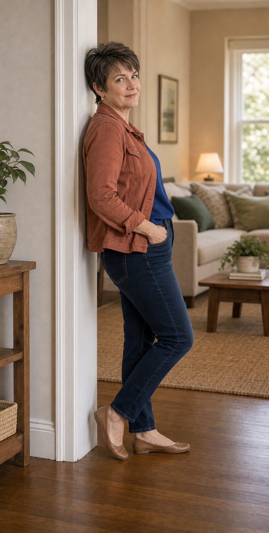 Photo Poses for Girls Jeans Top pose reference 3