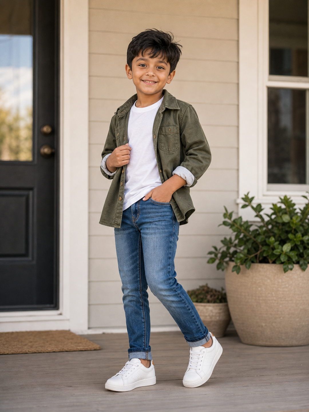 Poses for Kids in Jeans pocket standing pose pose reference