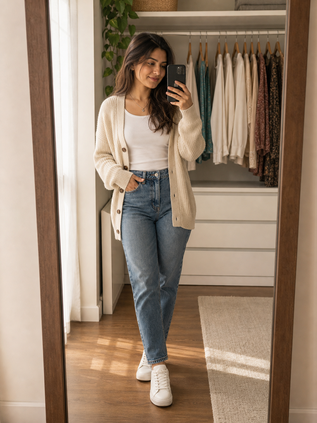 Poses for Mirror Selfie Girl outfit mirror base pose reference