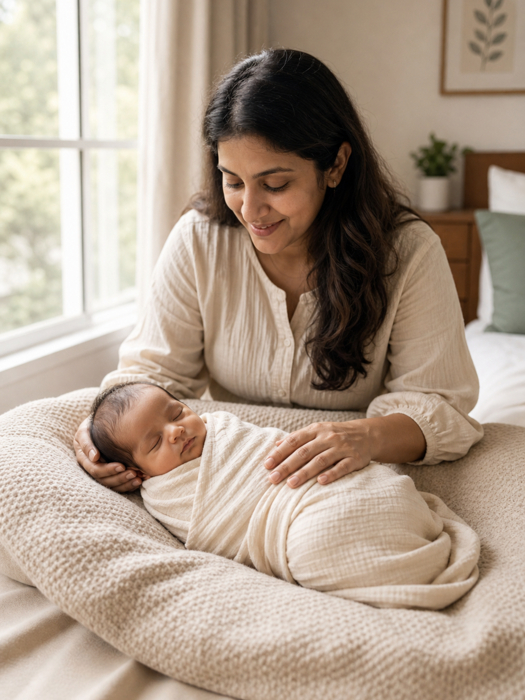 Poses for Newborn Photos at Home supported blanket pose pose reference