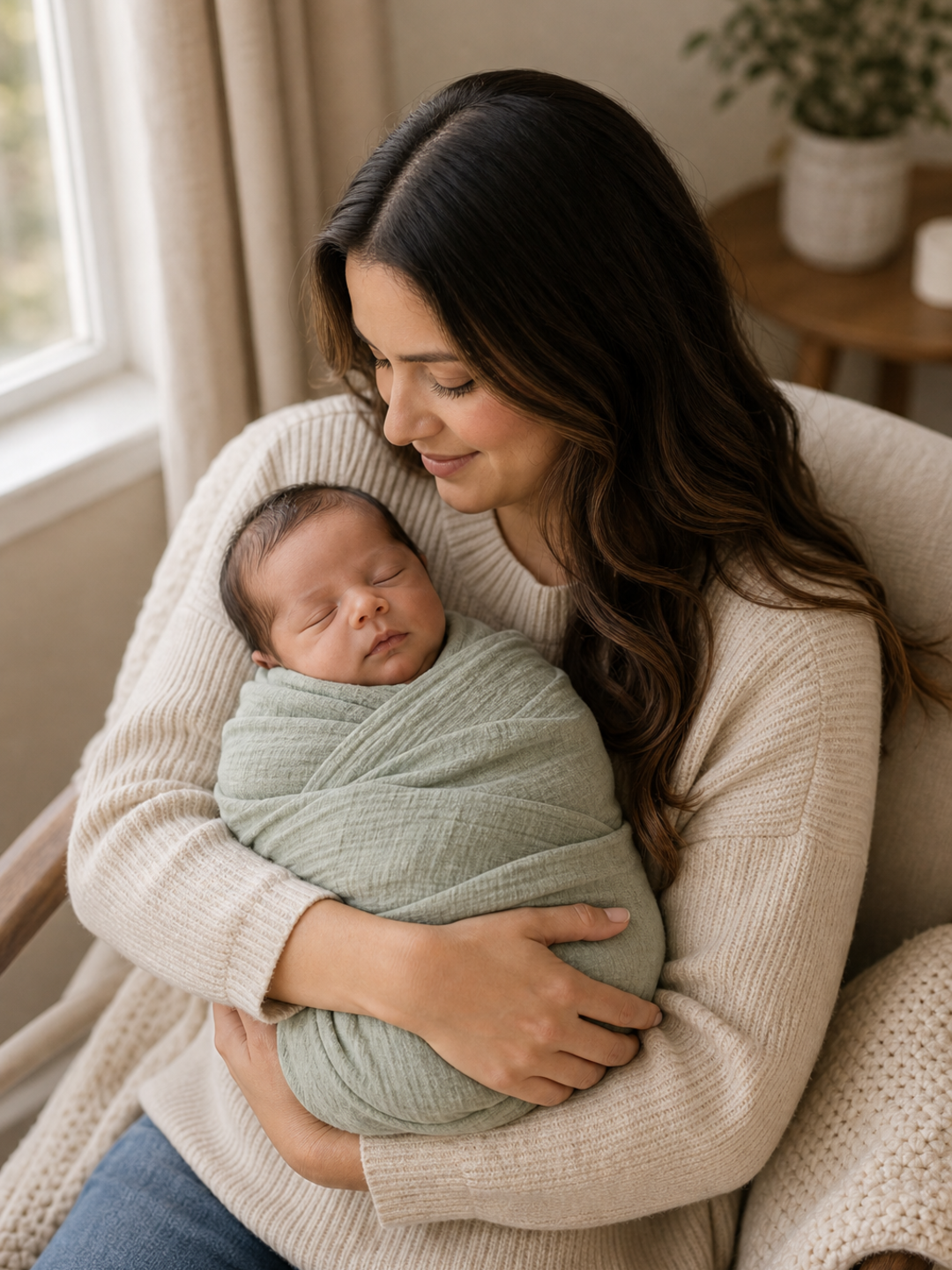 Top Newborn Photography Poses held close portrait pose reference