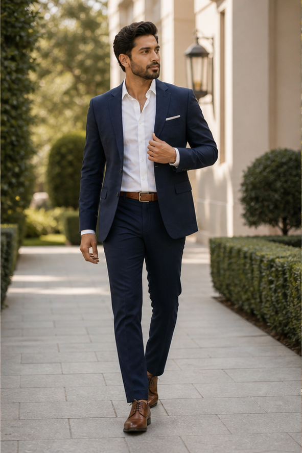 Jacket adjustment walk reference for walking poses for photography