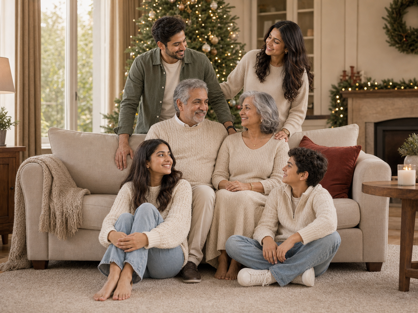 Christmas family pose reference for christmas photoshoot poses