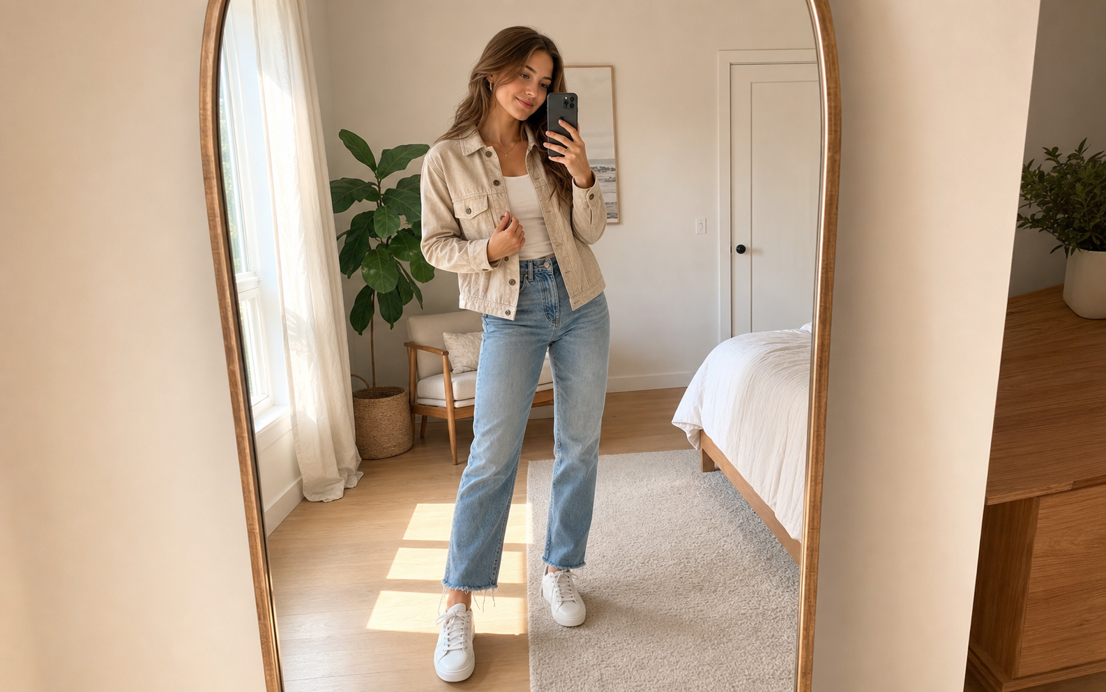 Mirror selfie pose reference for photo poses for girls selfie