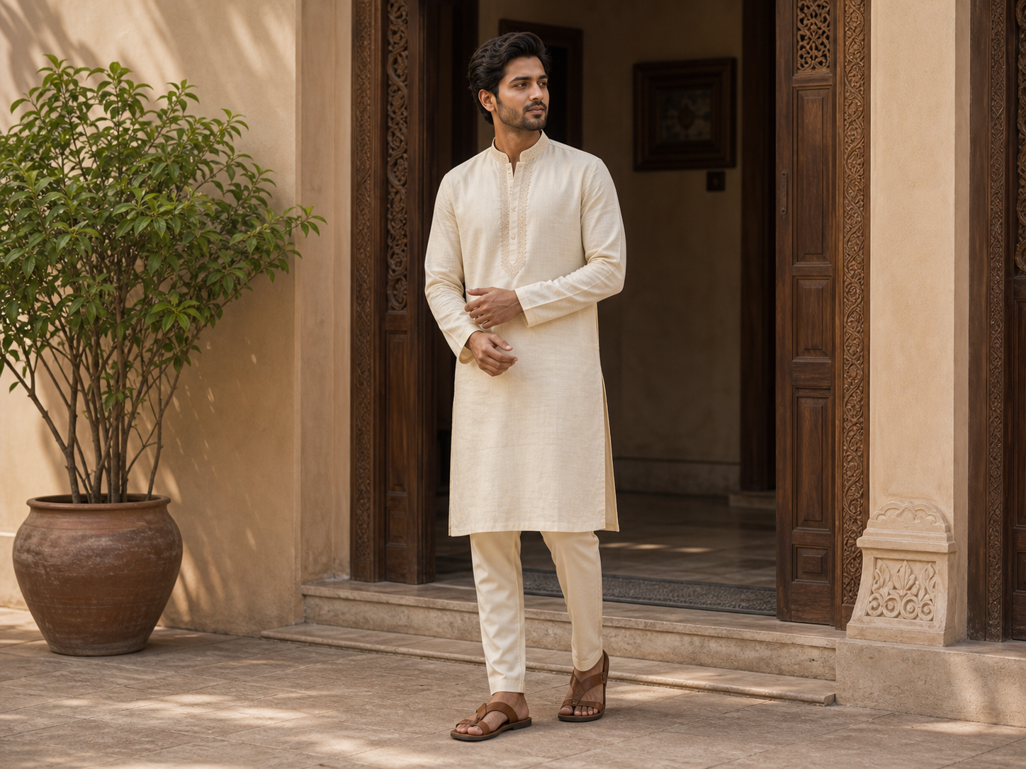Men's kurta traditional pose reference for poses for men in diwali